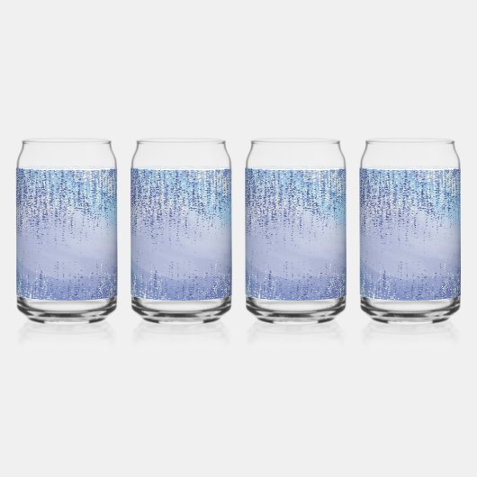 Abstracte spat glas met verf vlekken drinkglas (Voorkant)