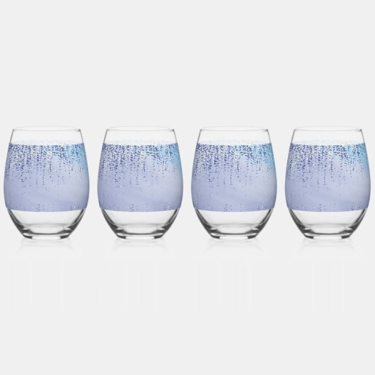 Abstracte spat glas voor drankjes (Voorkant)