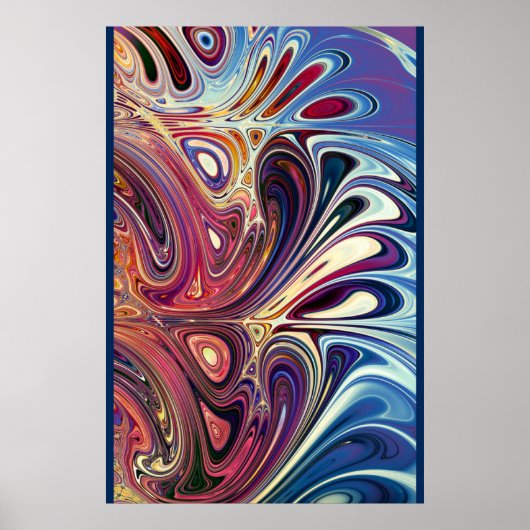 Abstracte spat ontwerp poster (Voorkant)