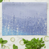 Abstracte spatlap keukendoek theedoek (Gevouwen)