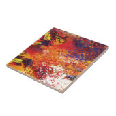 Abstracte Spatsschildering Tegeltje (Zijkant)