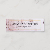 Abstracte spatten | Fotografie Mini Visitekaartje (Voorkant)