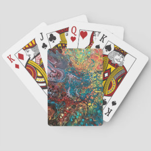 Abstracte speelkaarten