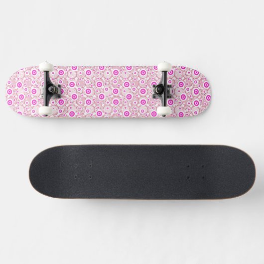 Abstracte spelige stippen persoonlijk skateboard (Horizontaal)