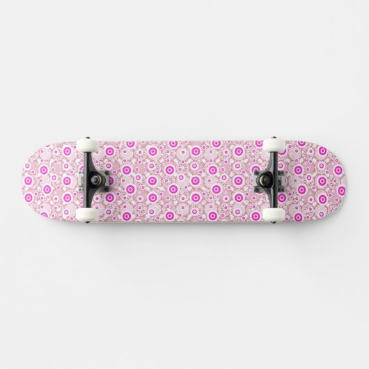 Abstracte spelige stippen persoonlijk skateboard (Horizontaal)