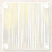 Abstracte spenen glazen onderzetter (Achterkant)