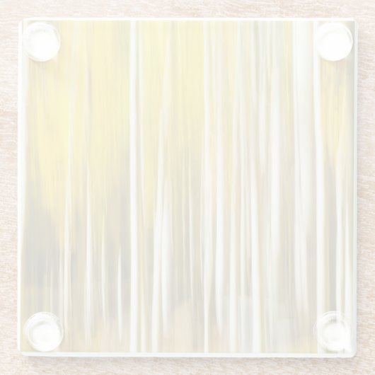 Abstracte spenen glazen onderzetter (Achterkant)