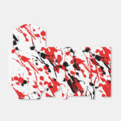 Abstracte spiegel en druppel bedankdoosjes (Uitgevouwen)