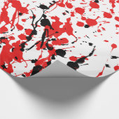 Abstracte spiegel en druppel cadeaupapier (Hoek)