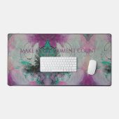 Abstracte spiegelkaleidoscoop bureaumat (Keyboard & Muis)