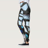 Abstracte spiegelmozaïek leggings (Links)