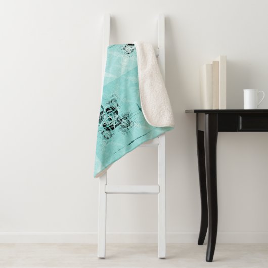 Abstracte spiraal Delight Sherpa Blanket Sherpa Deken (In situ)