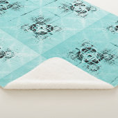 Abstracte spiraal Delight Sherpa Blanket Sherpa Deken (3/4)