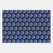 Abstracte spiraal inpakpapier vel (Voorkant)