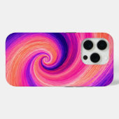 Abstracte Spiraal Verf Draai Patroon Case-Mate iPhone Case (Achterkant (horizontaal))