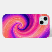 Abstracte Spiraal Verf Wervelend Patroon Case-Mate iPhone Case (Achterkant (horizontaal))
