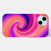Abstracte spiraal verf wervelend patroon Case-Mate iPhone case (Achterkant (horizontaal))