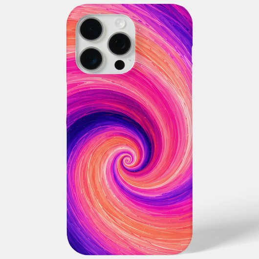 Abstracte Spiraal Verf Wervelend Patroon Case-Mate iPhone Case (Achterkant)