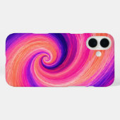 Abstracte Spiraal Verf Wervelend Patroon Case-Mate iPhone Case (Achterkant (horizontaal))