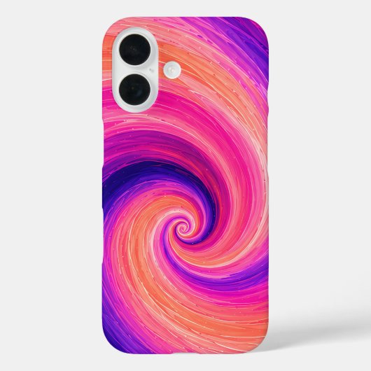Abstracte Spiraal Verf Wervelend Patroon Case-Mate iPhone Case (Achterkant)