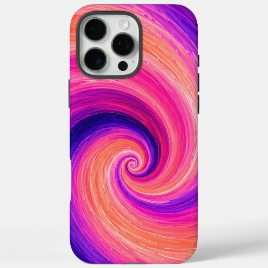 Abstracte Spiraal Verf Wervelend Patroon Case-Mate iPhone Case (Achterkant)