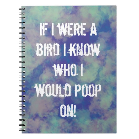 Abstracte spiraalfoto Soft Sunset Color Cloud Notitieboek (Voorkant)