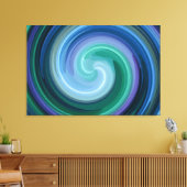 Abstracte spiraalvormig artikel 7 canvas afdruk (Insitu (Woonkamer))