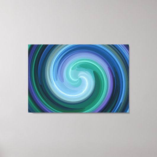 Abstracte spiraalvormig artikel 7 canvas afdruk (Voorkant)