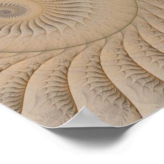 Abstracte spiraalvormig poster (Hoek)