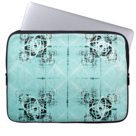 Abstracte spiraalvormige, dunne laptophoes laptop sleeve