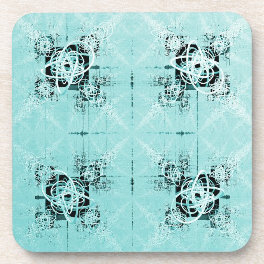 Abstracte spiraalvormige Onderzetters (Voorkant)