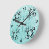 Abstracte spiraalvormige  ronde klok (Hoek)