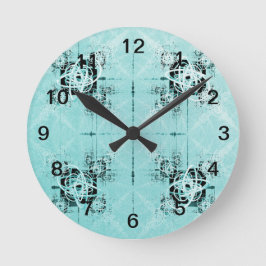 Abstracte spiraalvormige ronde klok