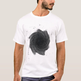 Abstracte Spiraalwervel Grafische T-shirt - Minima