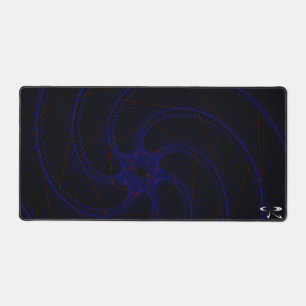 Abstracte Spiral Design Muismat Desk Mat