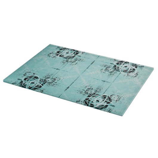 Abstracte spirale kladstrips snijplank (Hoek)