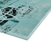 Abstracte spirale kladstrips snijplank (Hoek)