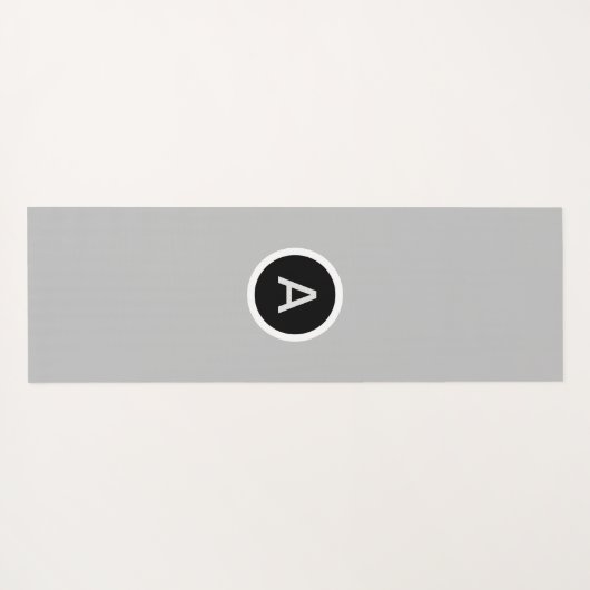 Abstracte spirale trappenart voor zwart-wit yogamat (Achterkant (horizontaal))