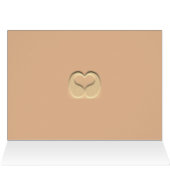 Abstracte spiralen denken aan jou en 3D hart (Binnen Horizontaal (Boven))