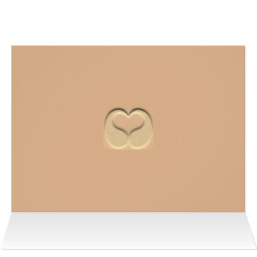 Abstracte spiralen denken aan jou en 3D hart (Binnen Horizontaal (Boven))