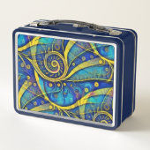 Abstracte spiralen van energie - naadloos patroon (Achterkant)