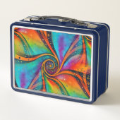 Abstracte spiralen van energie - naadloos patroon  (Achterkant)