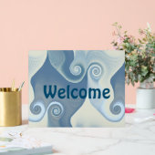 Abstracte spiralen van energie - naadloos patroon  acryl bord (Huwelijk)