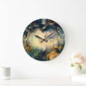 Abstracte spirituele dromen grote klok (Huis)