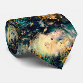 Abstracte spirituele dromen stropdas (Opgerold)