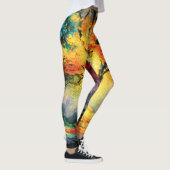 Abstracte Spirituele Natuur Levensboom Leggings (Rechts)