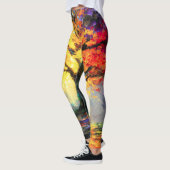 Abstracte Spirituele Natuur Levensboom Leggings (Links)
