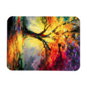 Abstracte Spirituele Natuur Levensboom Magneet (Horizontaal)