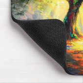 Abstracte Spirituele Natuur Levensboom Muismat (Hoek)