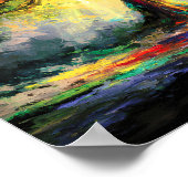 Abstracte Spirituele Natuur Levensboom Poster (Hoek)